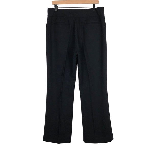 Antonio Melani Wool Blend Pants Women's Sz 10 Navy Blue Lined Trousers Office - Picture 2 of 10